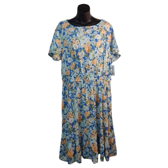 croft & barrow Dresses & Skirts - Croft & Barrow Women's Floral Print Dress Sz XL NWT